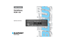 Blaupunkt Heidelberg-RCM-126 - Owners Manual